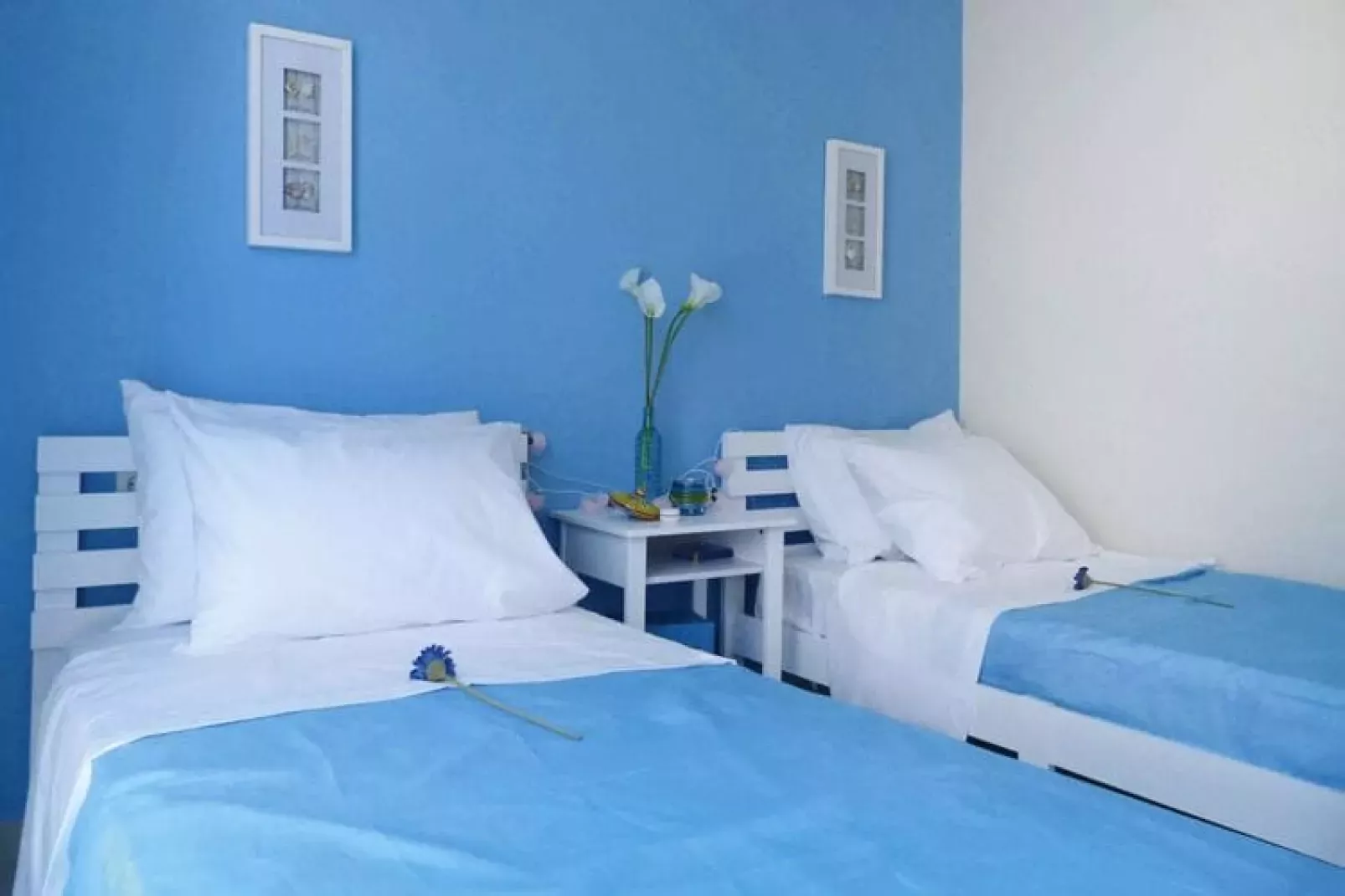 Villas Azure Beach, Nopigia-2-bedroom-villa - 85 sqm with sharing pool-Schlafzimmer