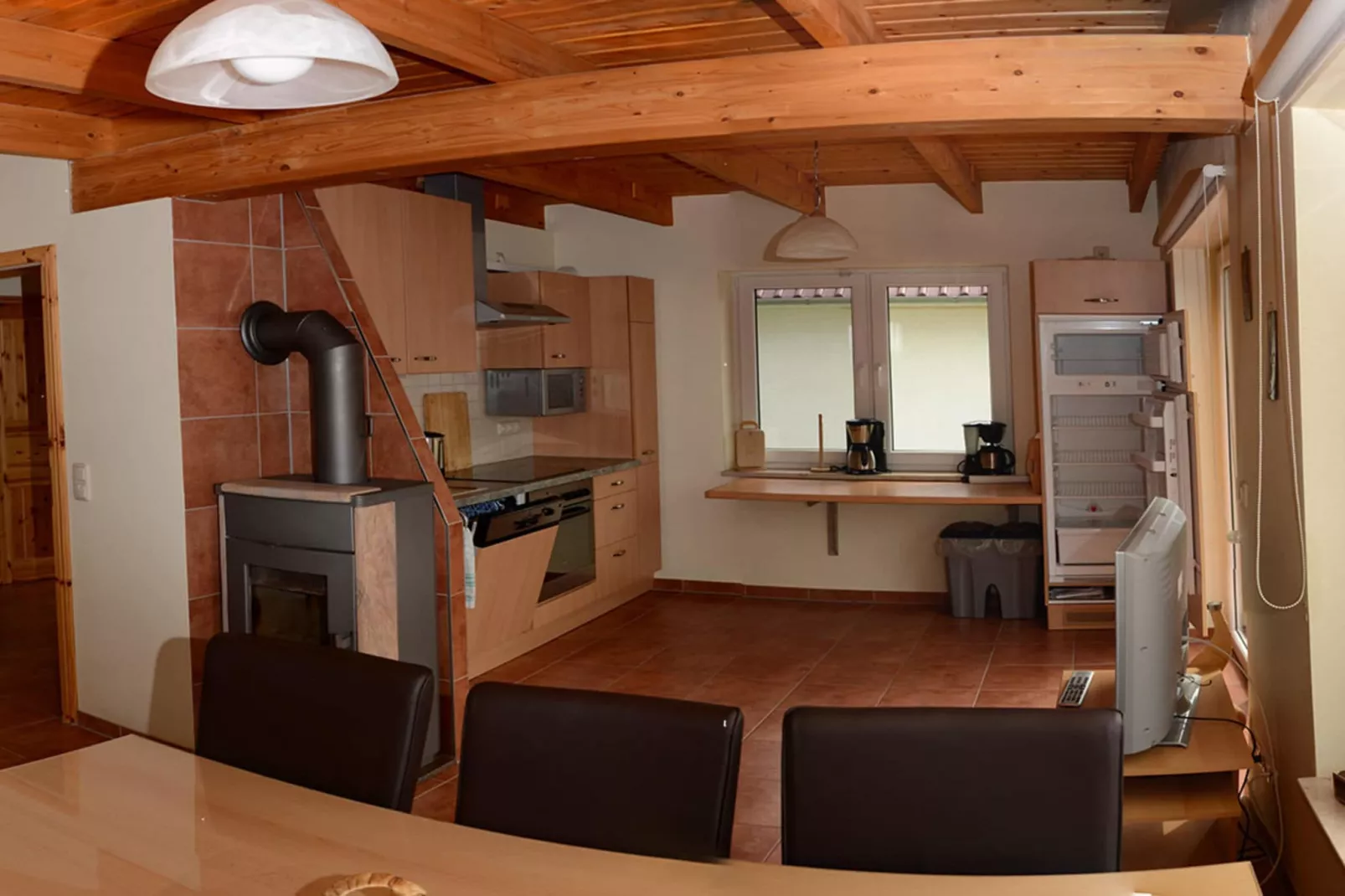 Strandnahes Ferienhaus Walter mit Meerblick-Kitchen