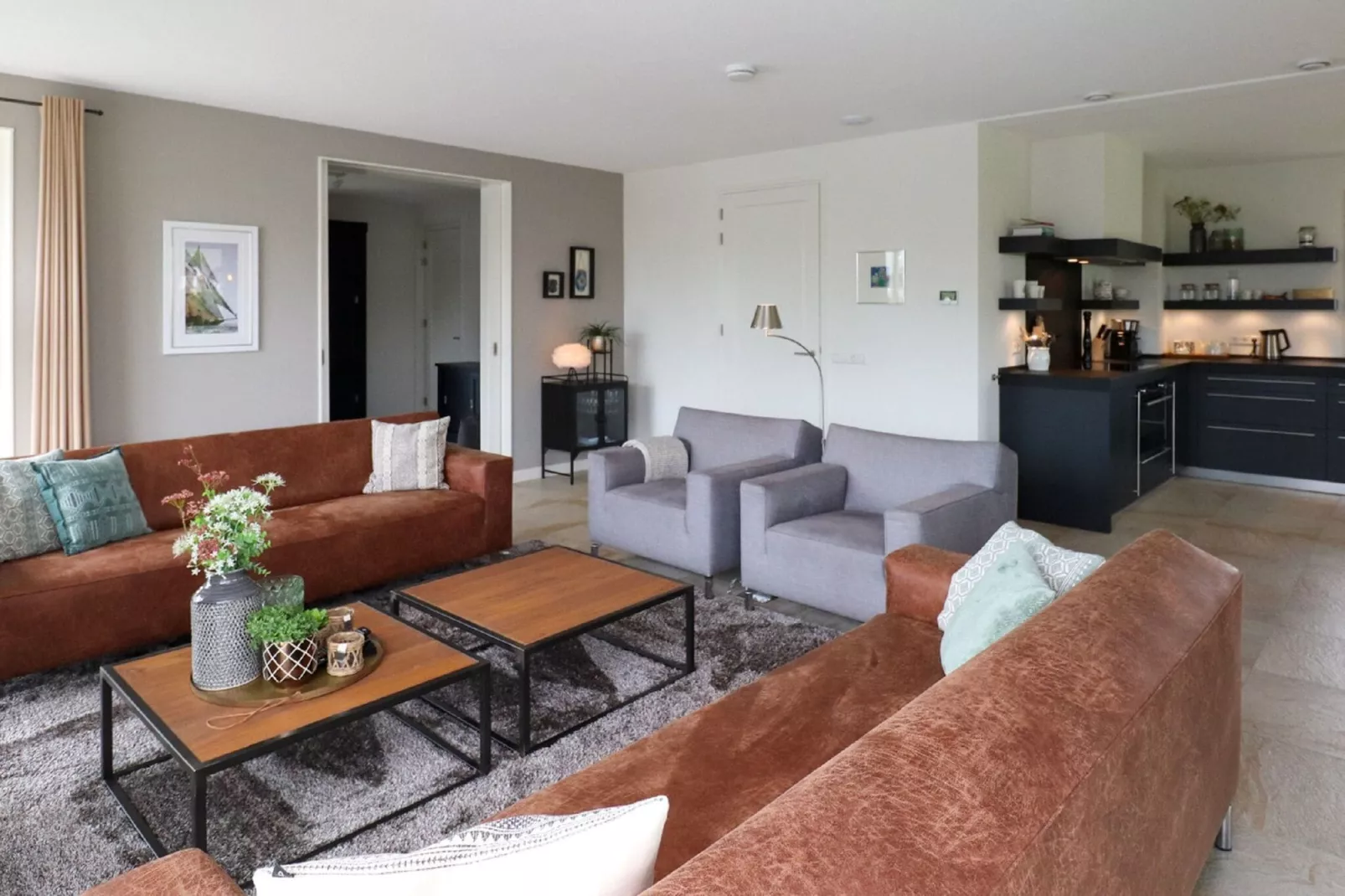 Friese Meren Villa's 16-Living room