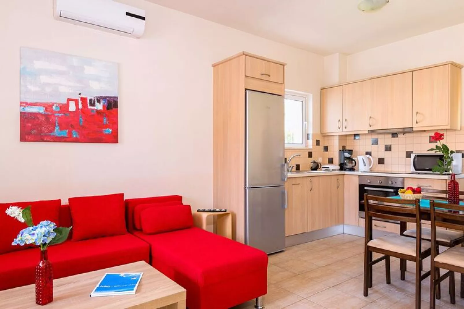 Villas Azure Beach Nopigia 3-bedroom-villa - 100 sqm with sharing pool-Wohnzimmer