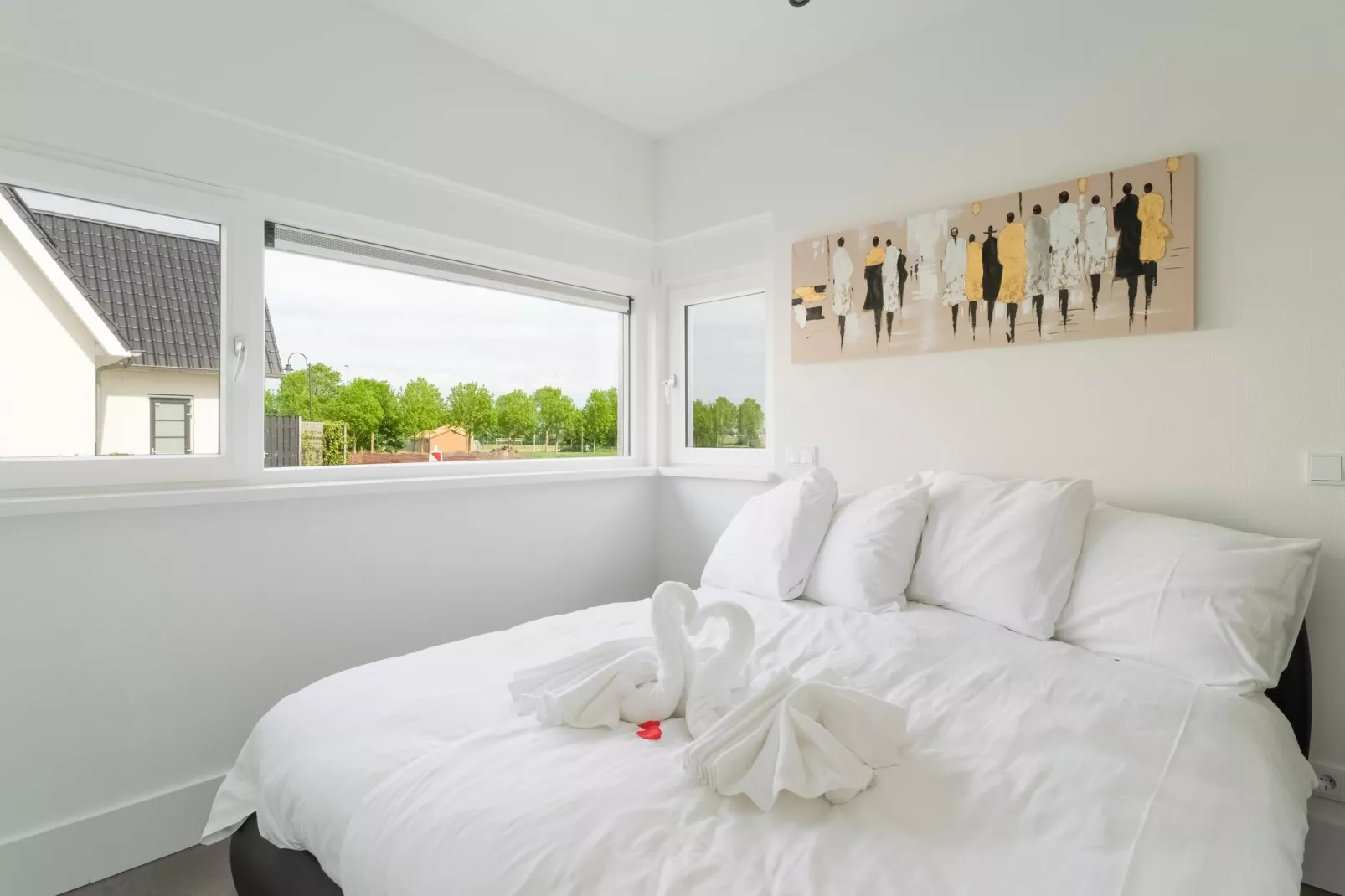 Luxe villa aan het water-Chambre
