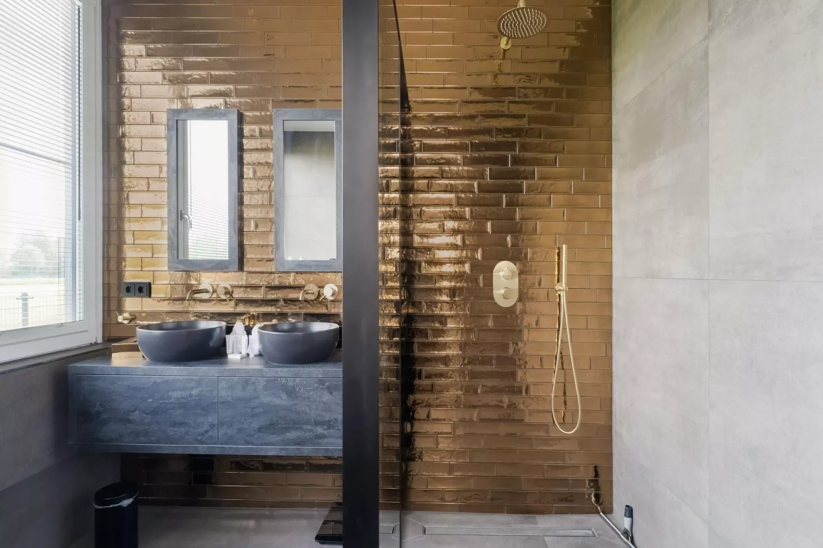 Luxe villa aan het water-Salle de bain