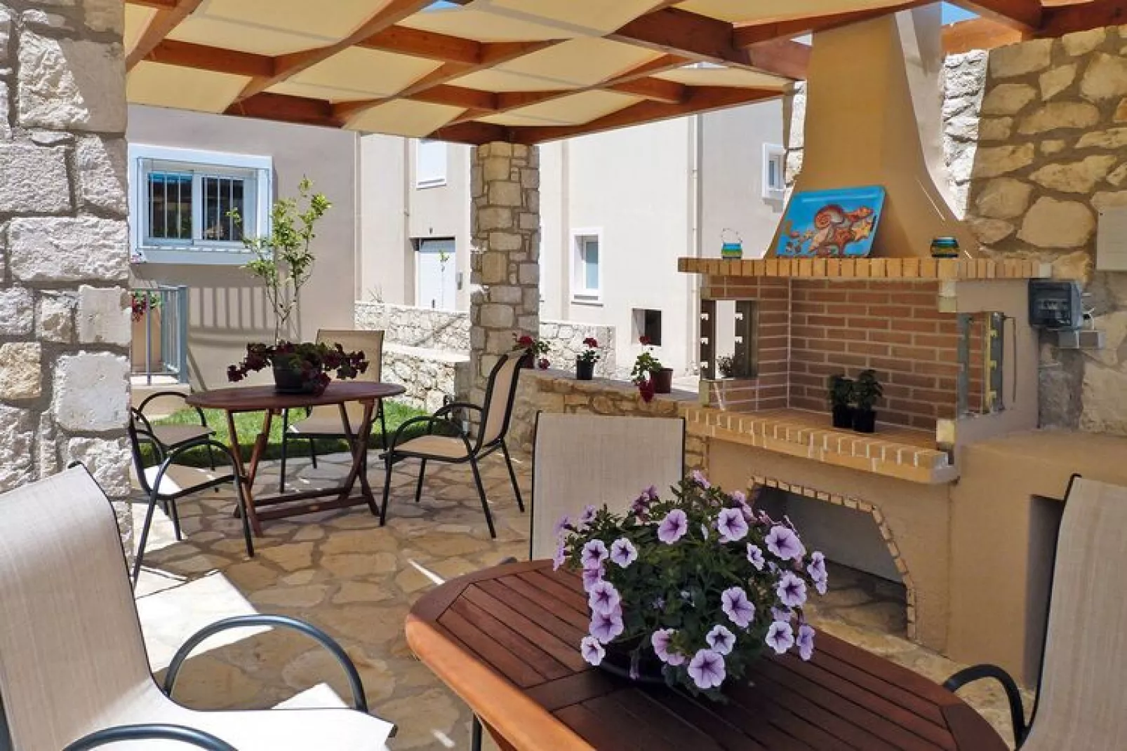 Villas Azure Beach Nopigia 3-bedroom-villa - 100 sqm with sharing pool-Außenbereich