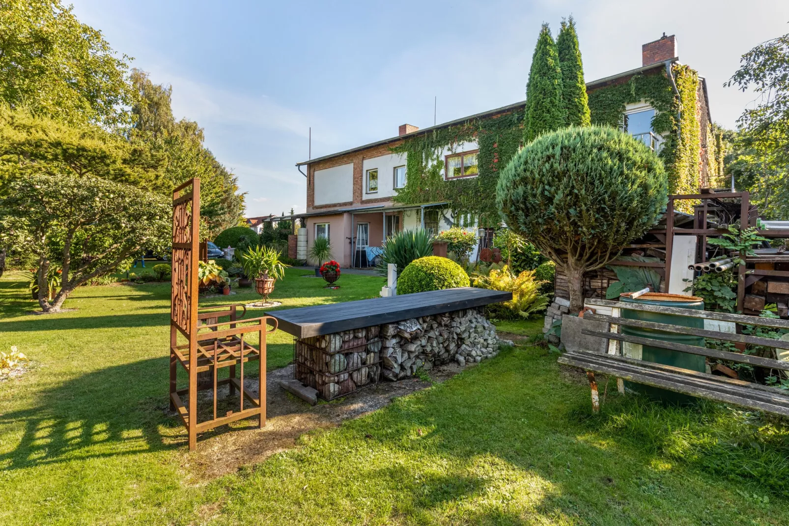 Strandnahe Ferienwohnung Betty mit großem Garten-Terrassenbalkon