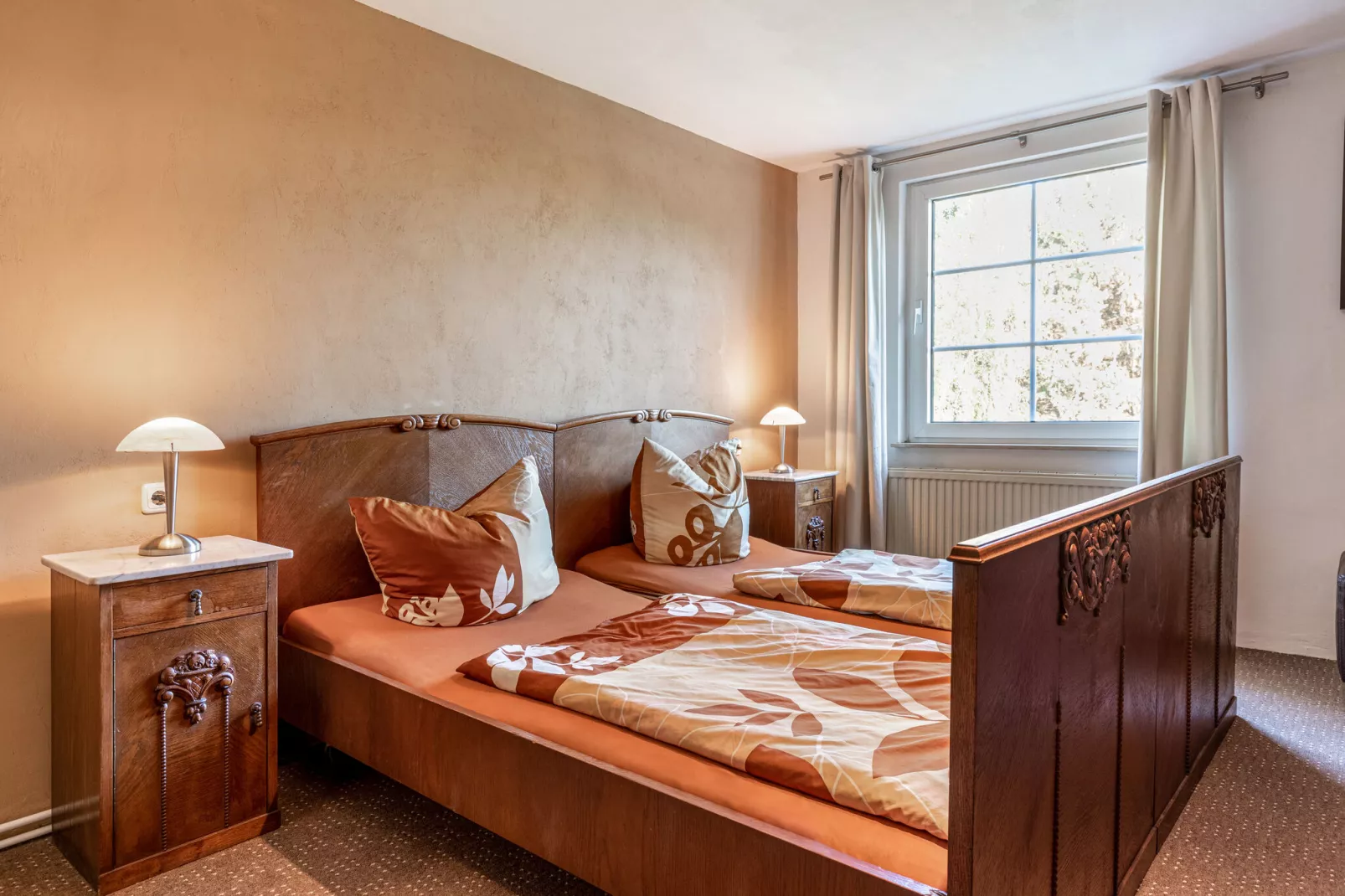 Strandnahe Ferienwohnung Betty mit großem Garten-Schlafzimmer