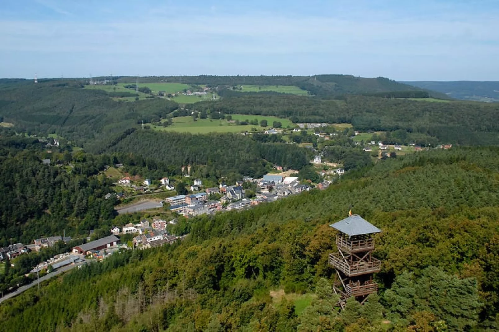 La Petite Cascade-Gebiete Sommer 1 km