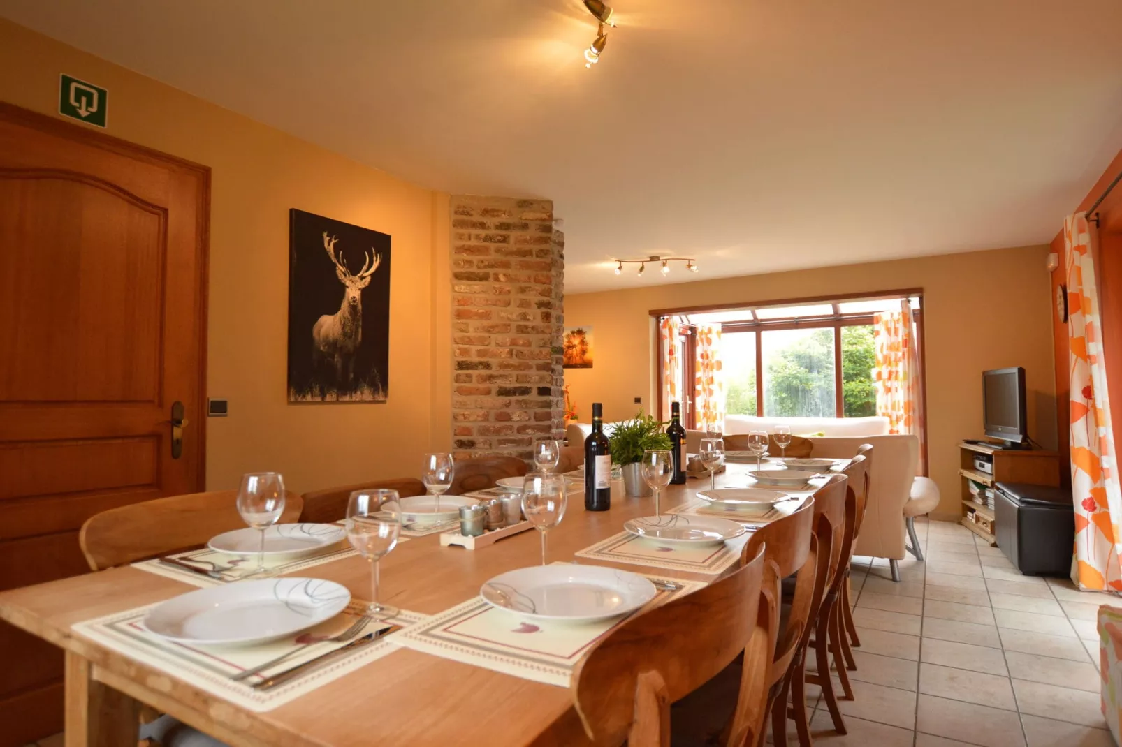 La Clé des Fagnes-Dining room