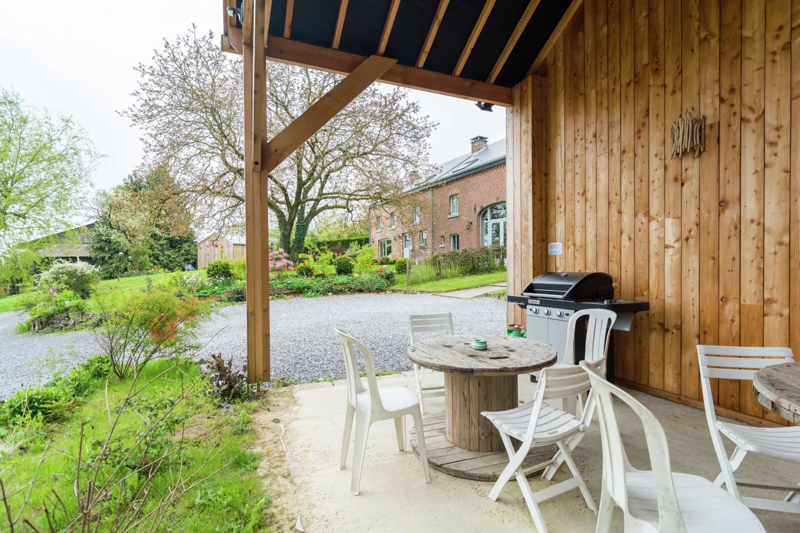 La Grange d'Ychippe-Terrassenbalkon