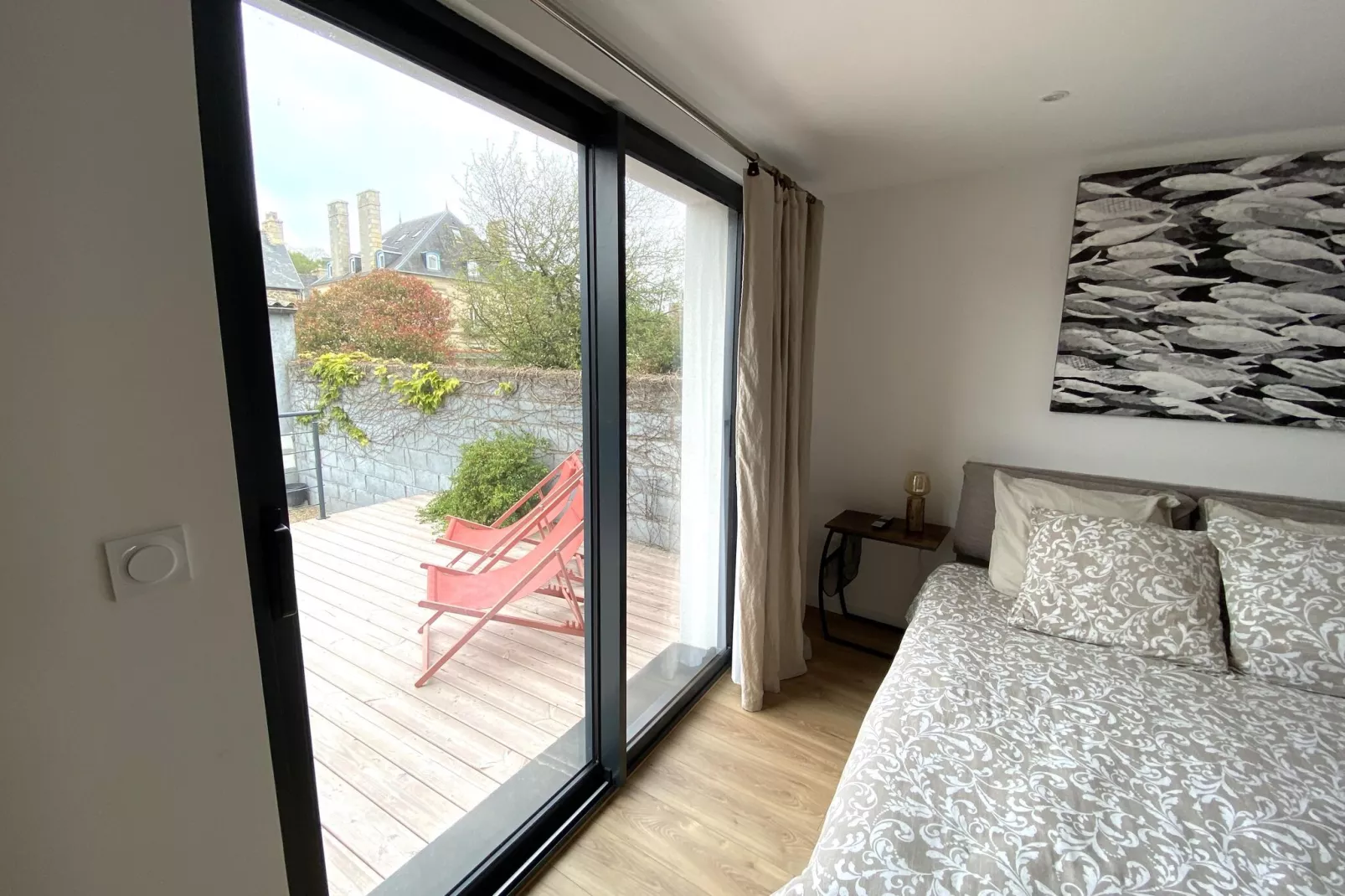 Maison vue mer Perros-Guirec-Bedroom