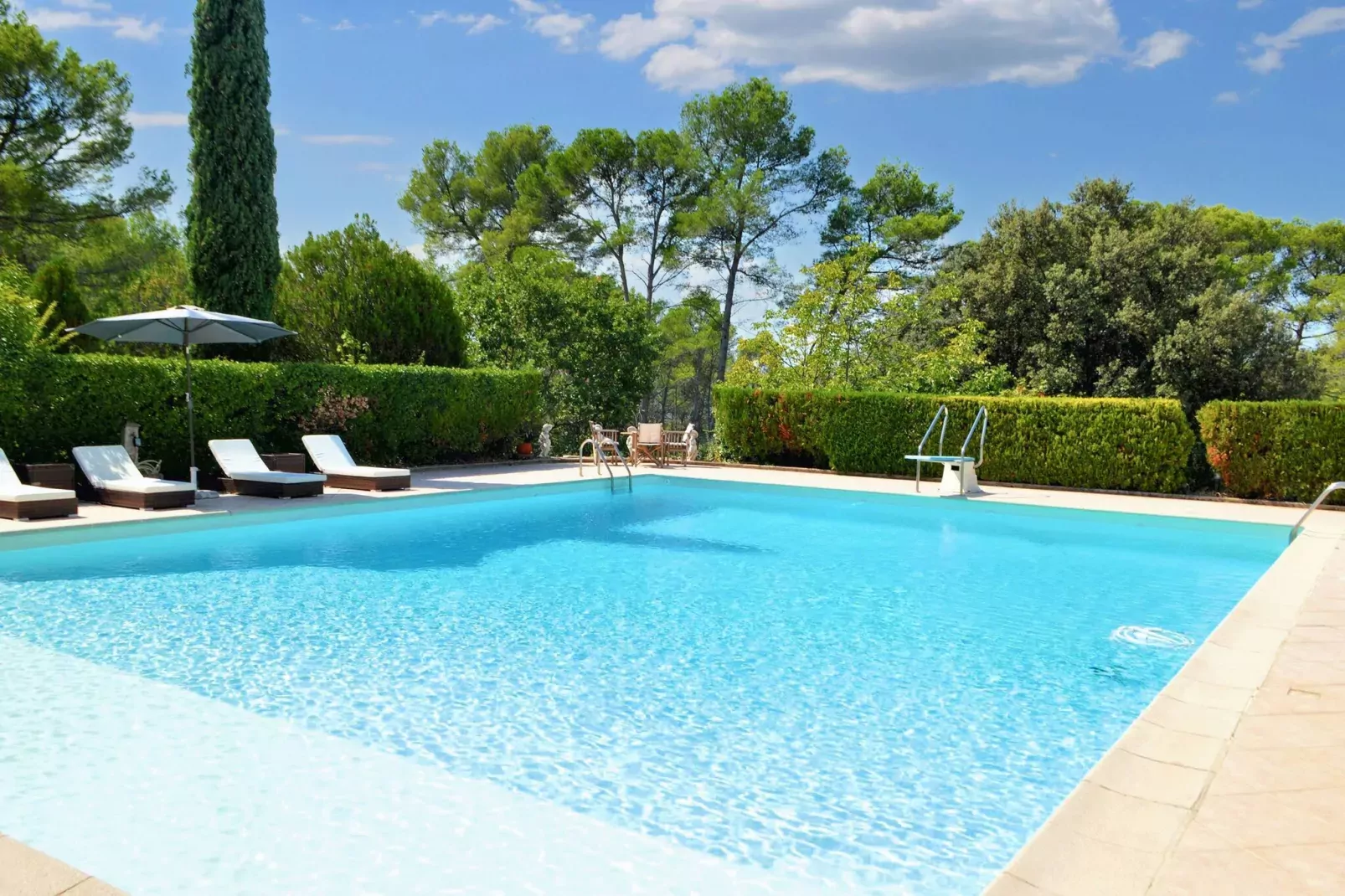 Villa au grand blue-Schwimmbad