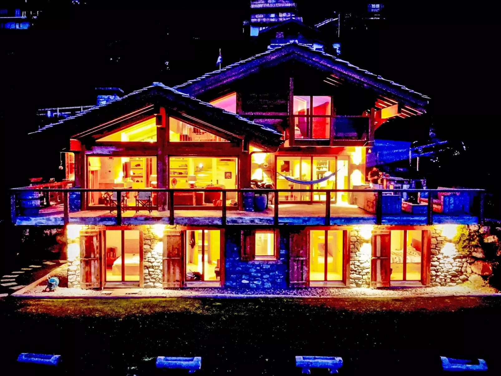 Chalet Gerritsen-Draußen