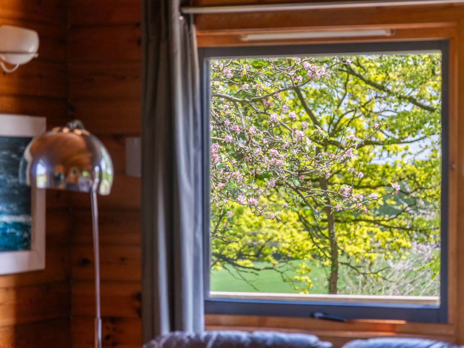 Chestnut Hot Tub Lodge-Drinnen