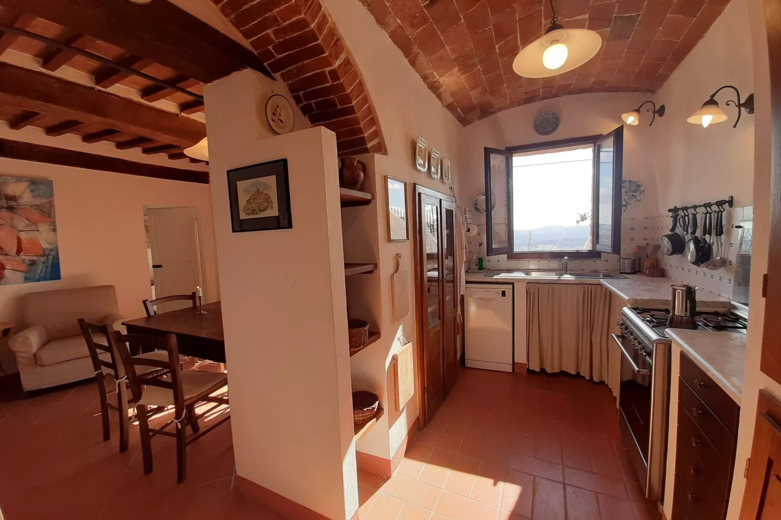 Vista dalla Terrazza-Kitchen