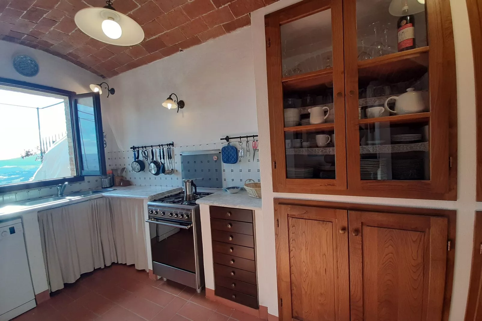 Vista dalla Terrazza-Kitchen