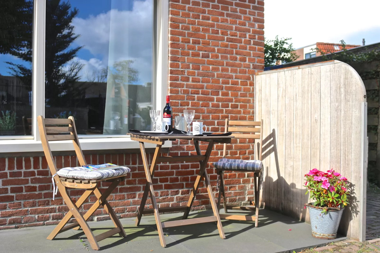 B en B It Huuske-Terrace balcony