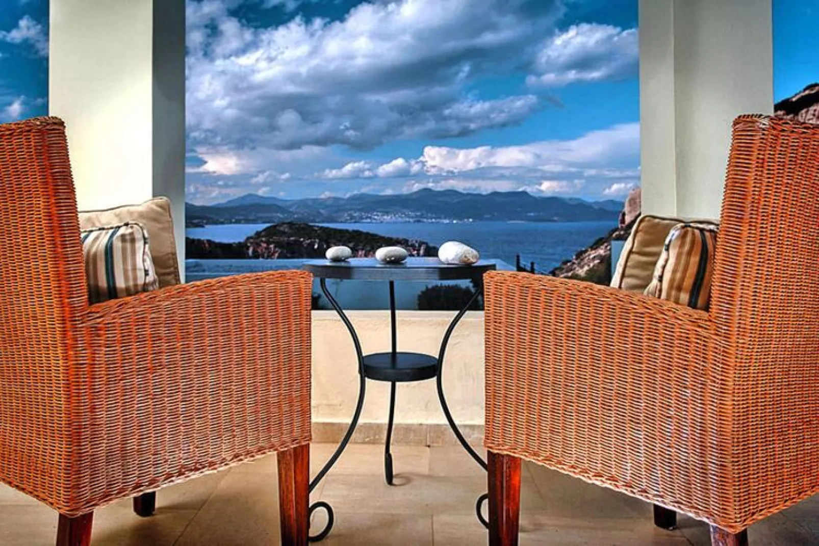 Istron Collection Villas - 3 bedroom villa Ouranos and Helios 150 qm-Terrasse