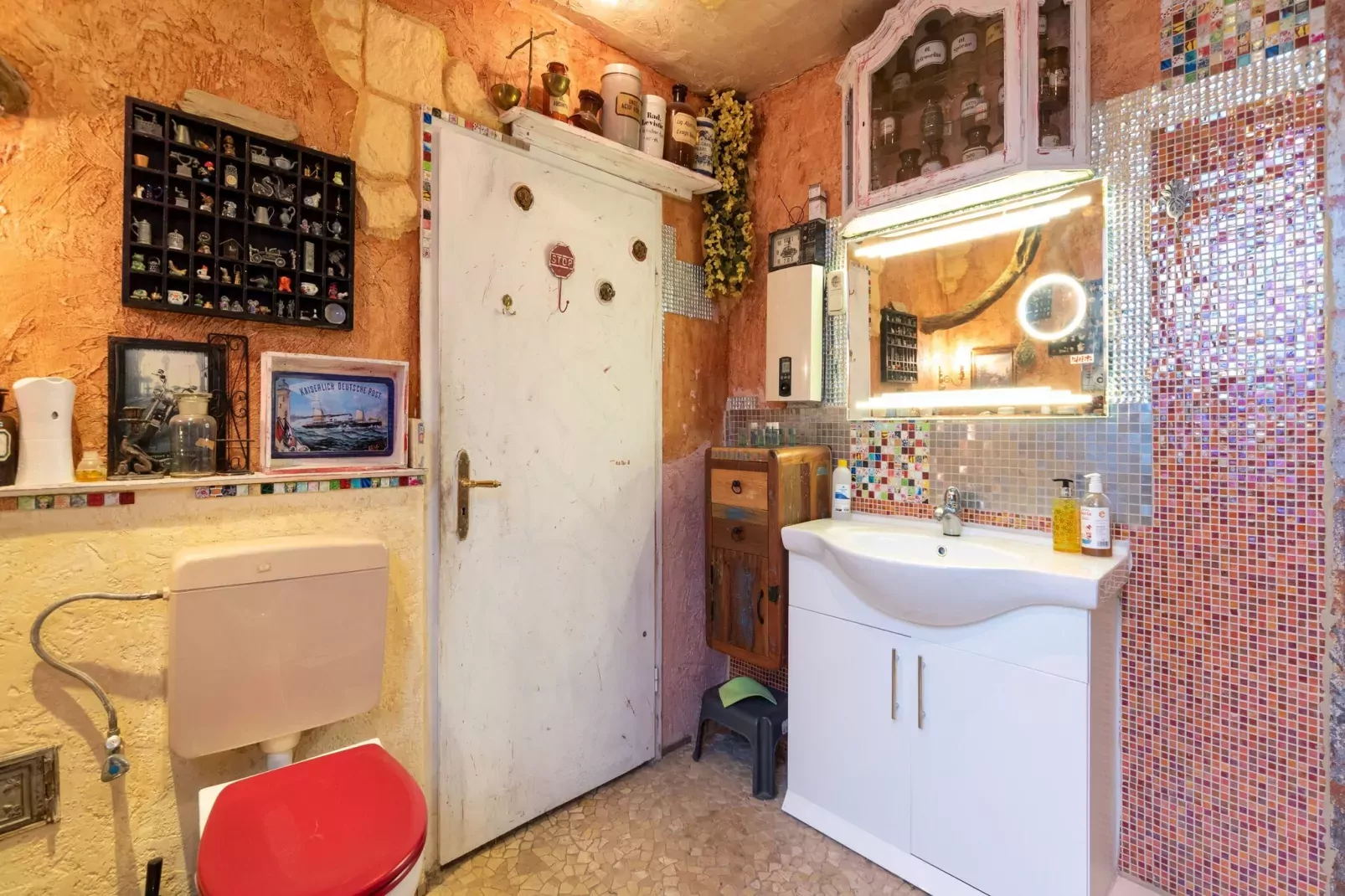 Rollstuhlgerecht Wohnen mit Wintergarten-Bathroom