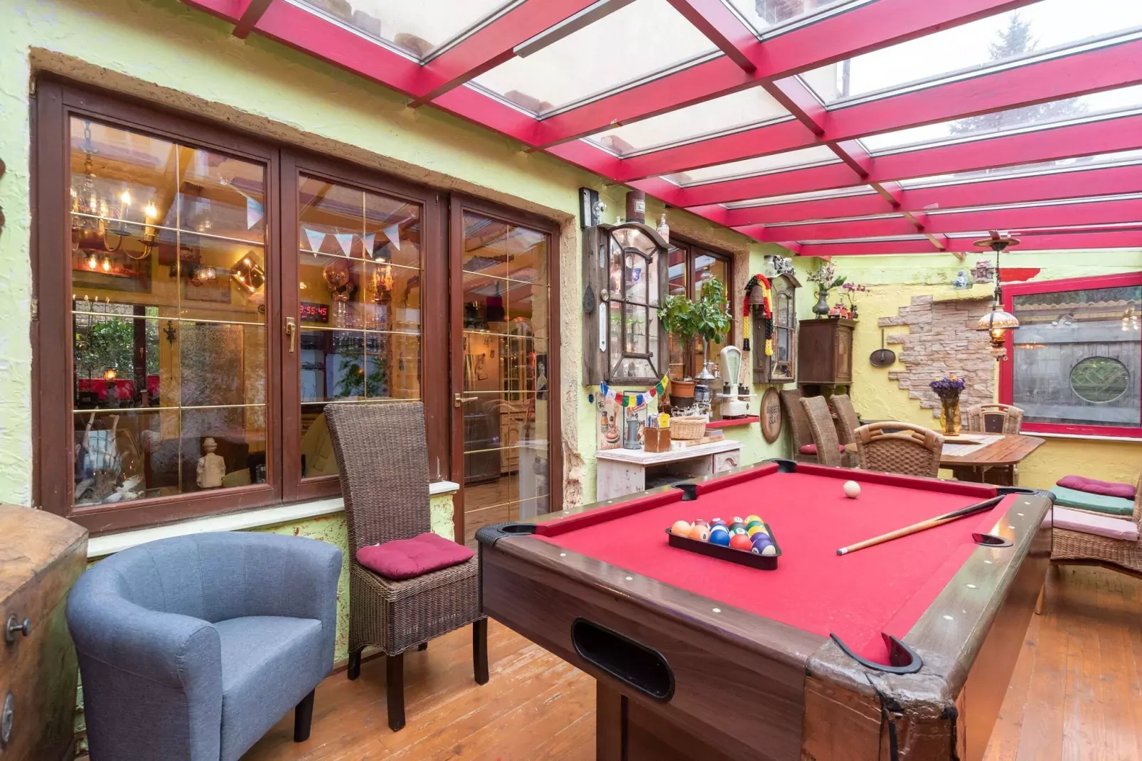 Rollstuhlgerecht Wohnen mit Wintergarten-Recreation room