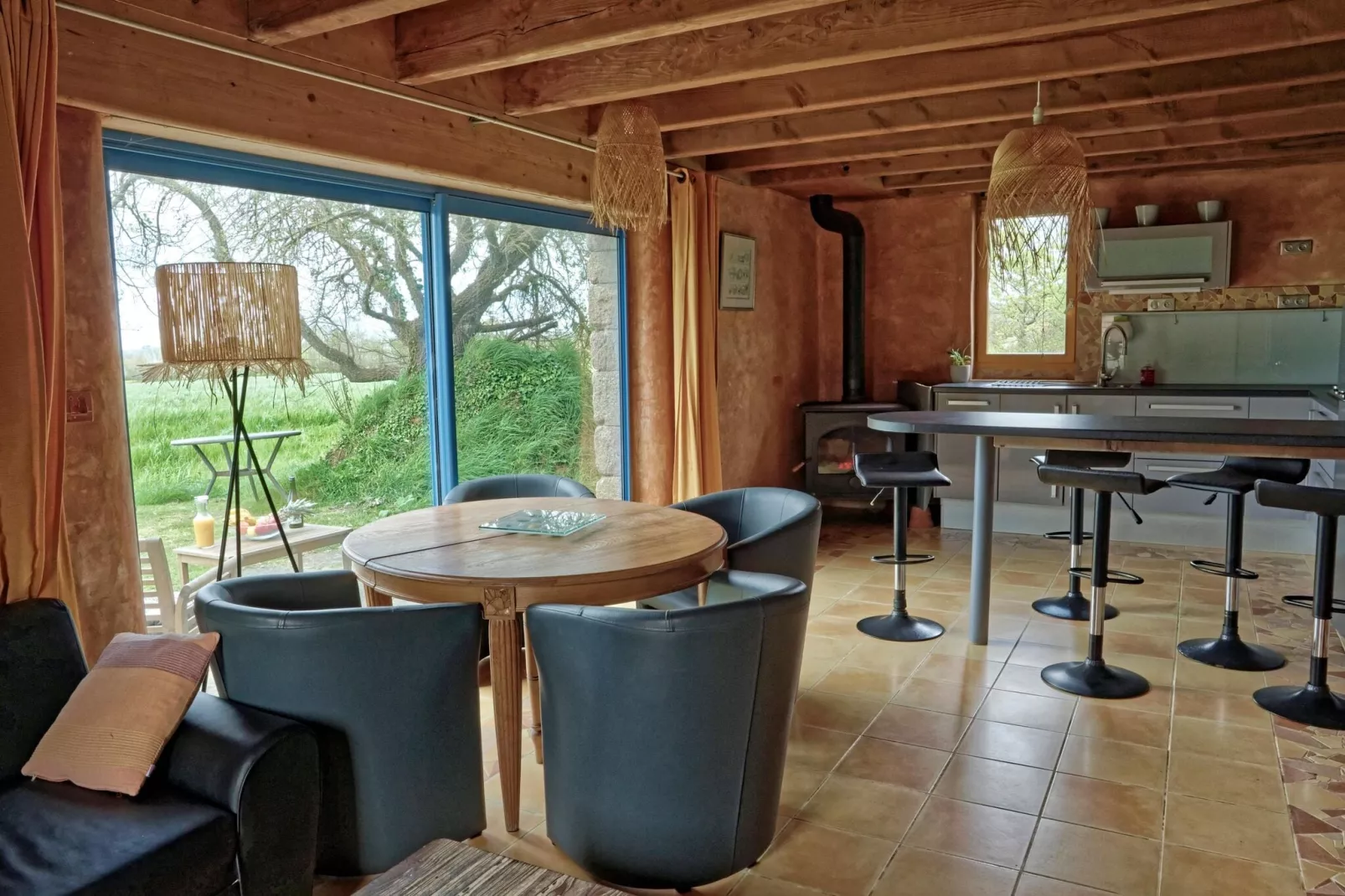Holiday home, Trédrez-Locquémeau-Grand gîte-Dining room