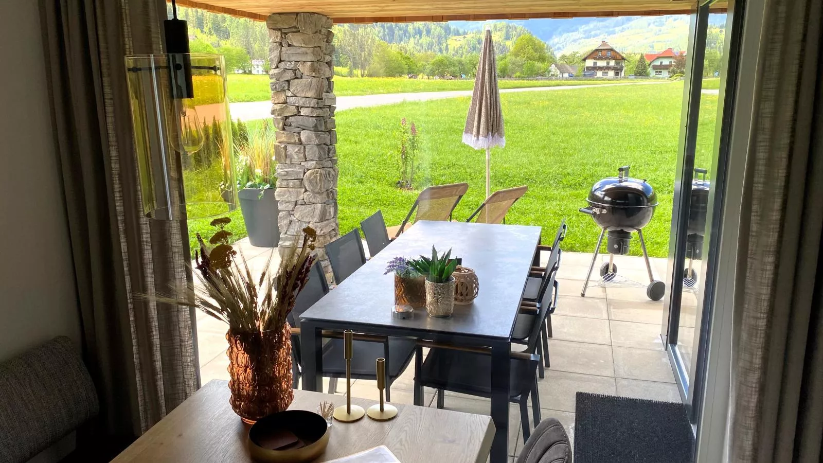 Mountain Chalet Esttes-Terrace balcony