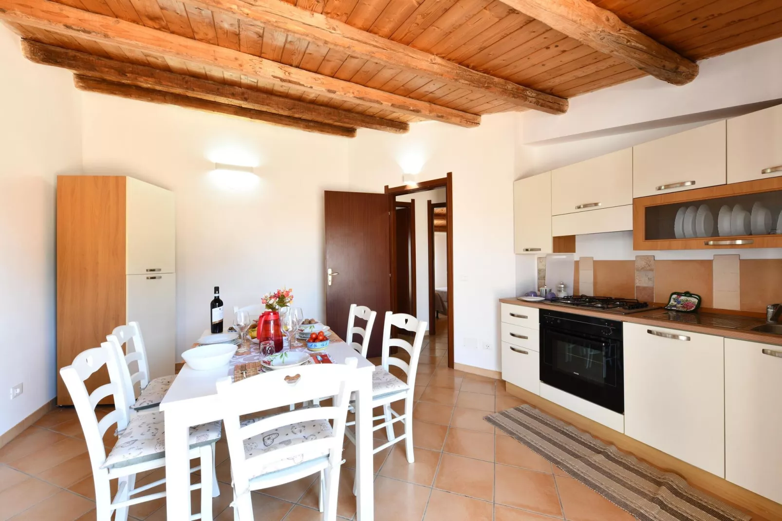 Apt MareLuna Apartment in Villa mit Pool Siracusa-Kitchen