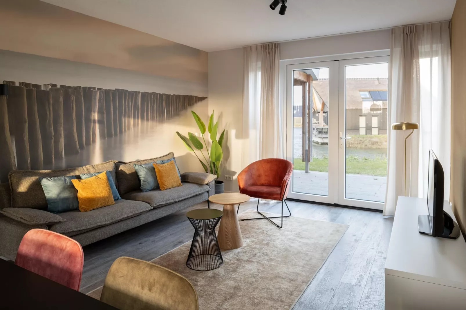 Resort Nieuwvliet-Bad 1-Living room