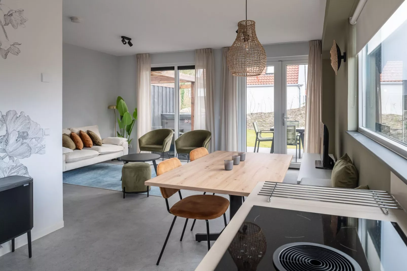 Resort Nieuwvliet-Bad 6-Living room