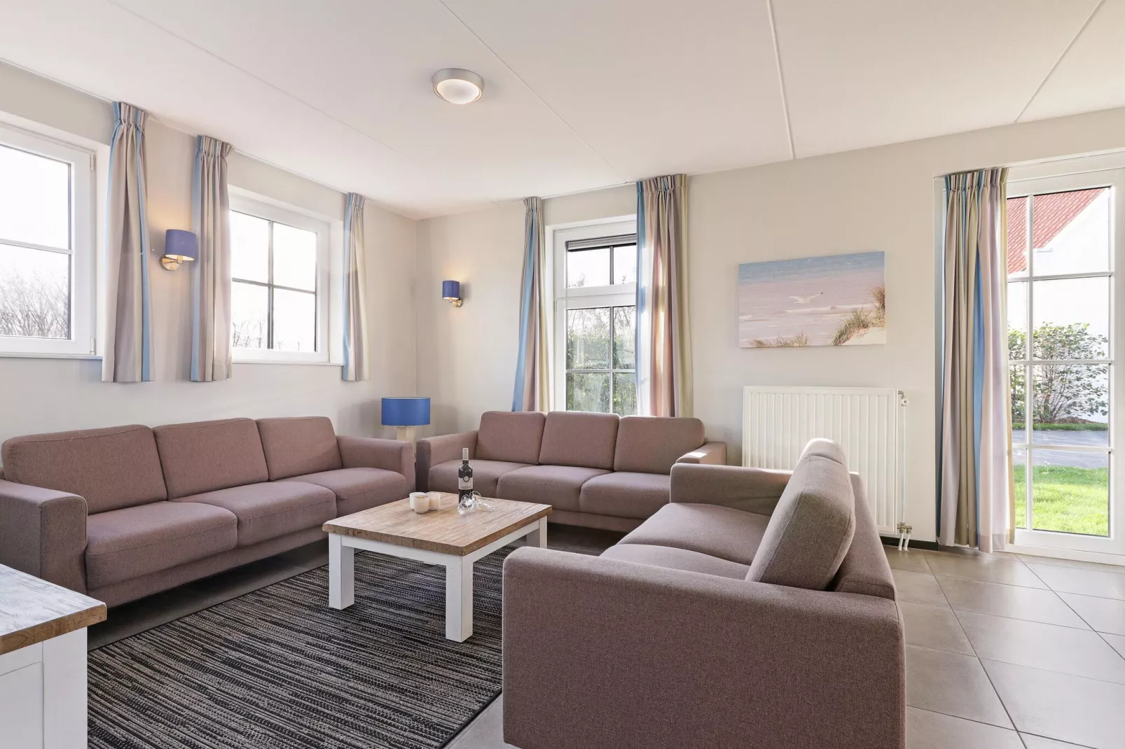 Strand Resort Nieuwvliet-Bad 1-Wohnzimmer
