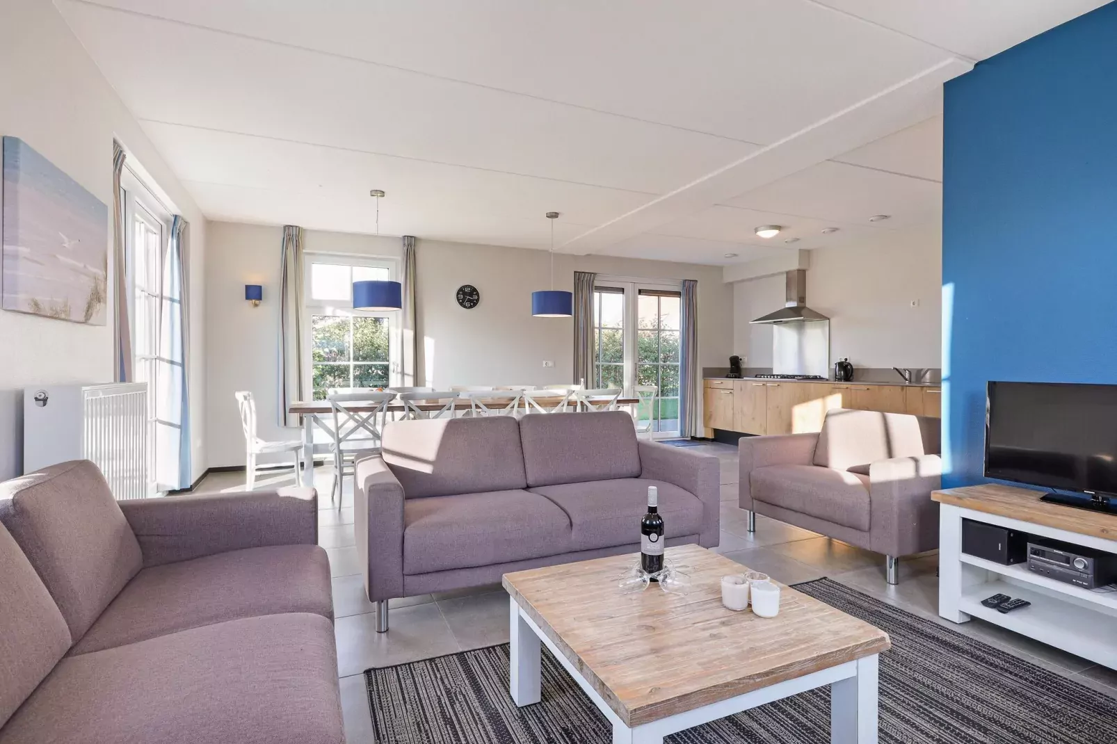 Strand Resort Nieuwvliet-Bad 1-Wohnzimmer