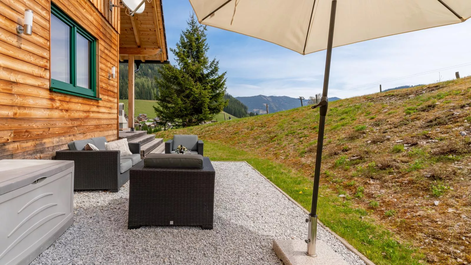 Indian Summer-Terrassenbalkon