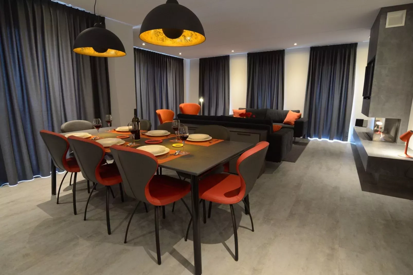 Villa  Hoogeland 106L-Wohnzimmer