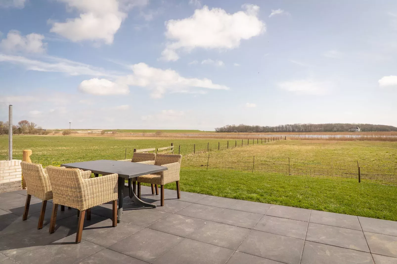 Bungalow Roggesloot A-8a-Aussicht Sommer