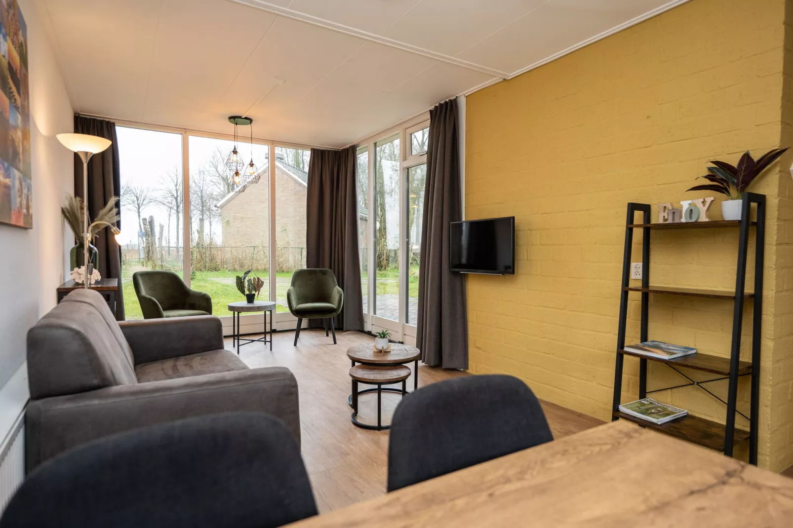 Vakantiepark 't Eibernest Texel 2-Wohnzimmer