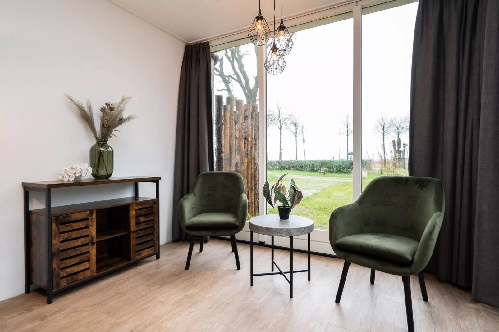 Vakantiepark 't Eibernest Texel 2-Wohnzimmer