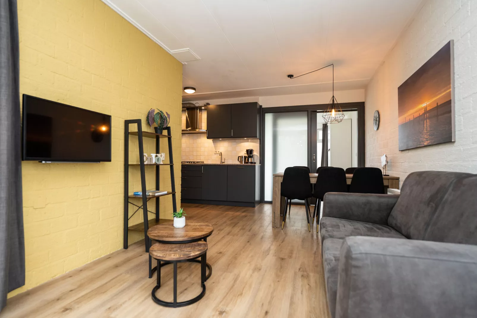 Vakantiepark 't Eibernest Texel 2-Wohnzimmer