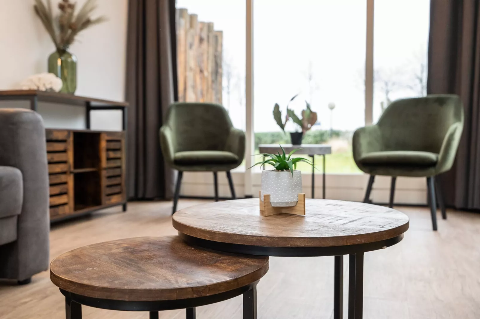 Vakantiepark 't Eibernest Texel 3-Wohnzimmer