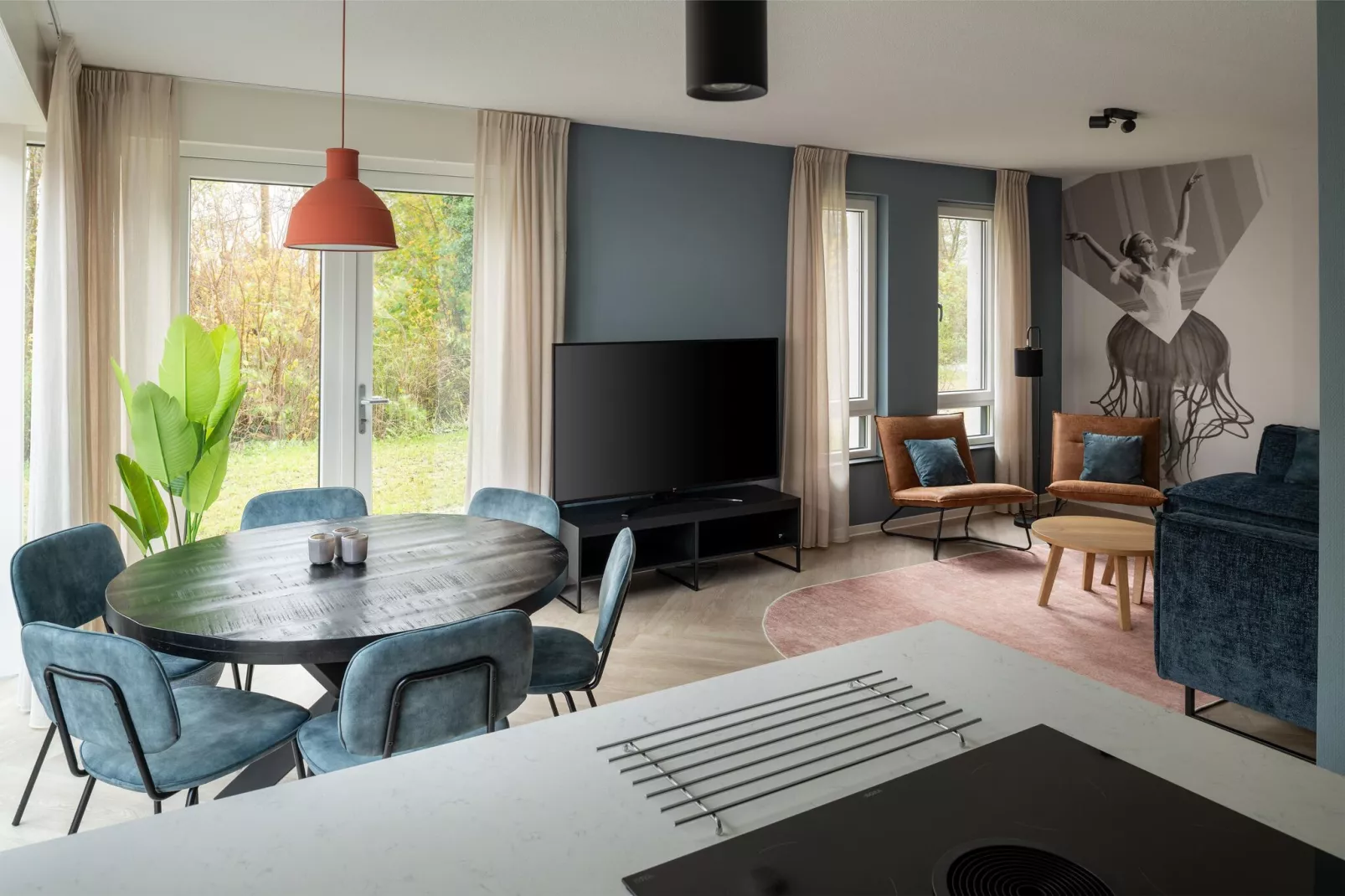 Resort Nieuwvliet-Bad 4-Living room
