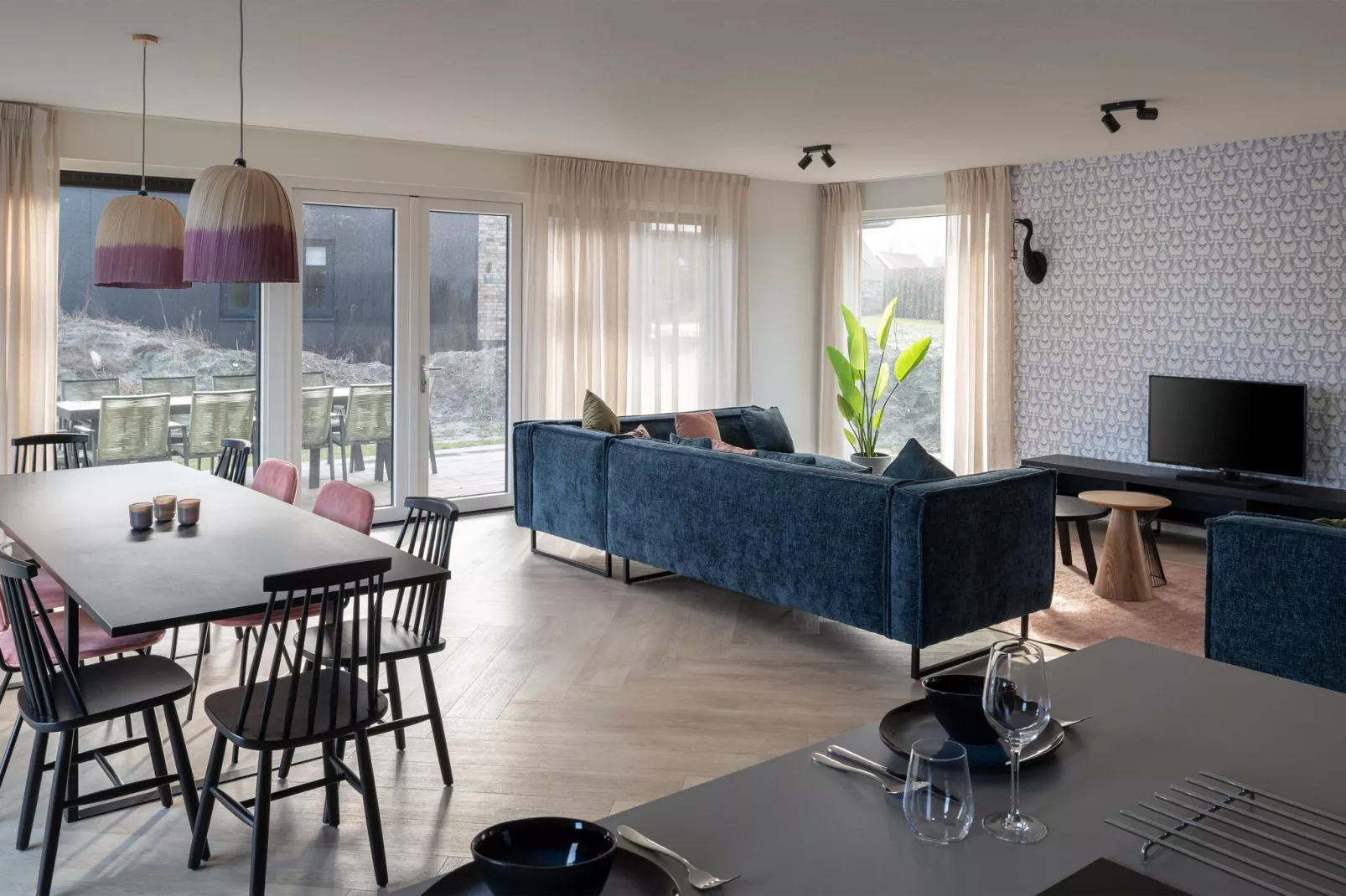Resort Nieuwvliet-Bad 9-Living room
