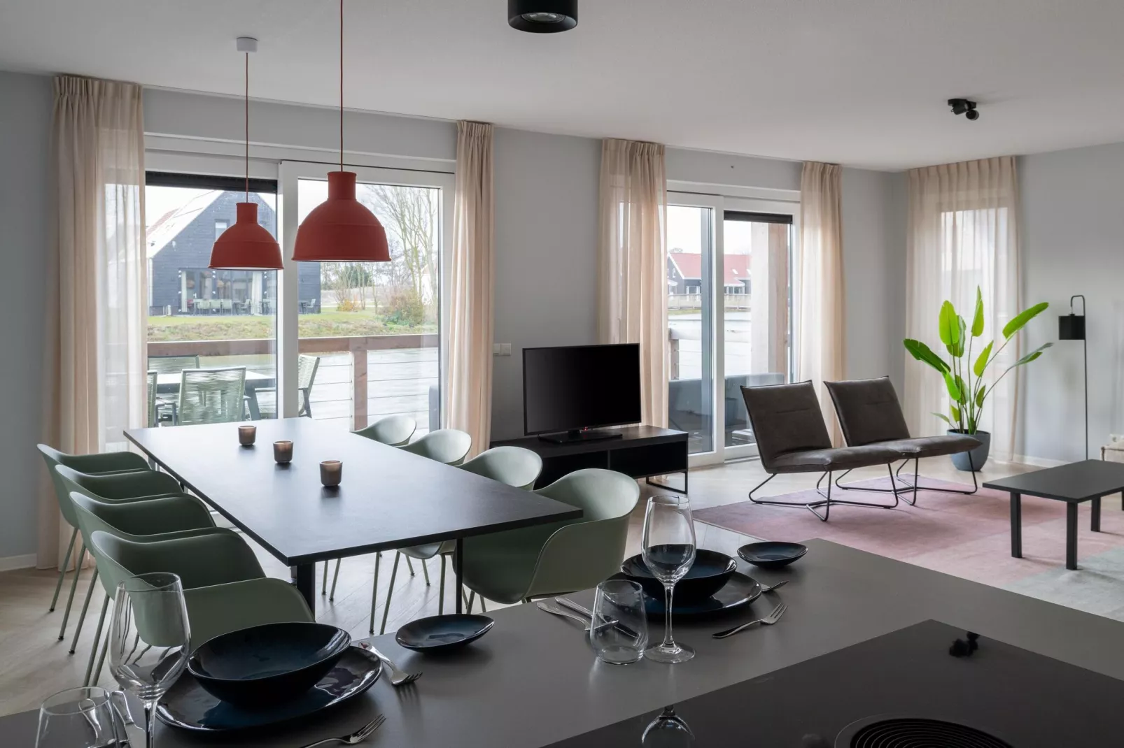 Resort Nieuwvliet-Bad 14-Living room