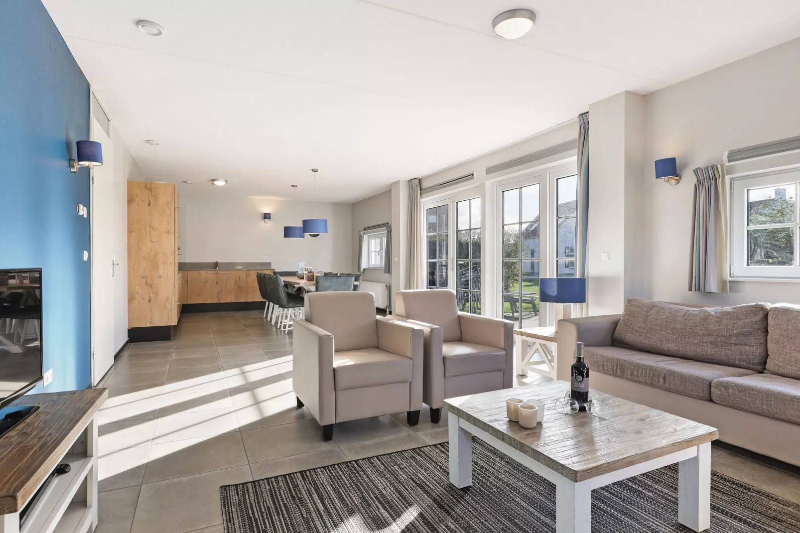 Strand Resort Nieuwvliet-Bad 2-Wohnzimmer