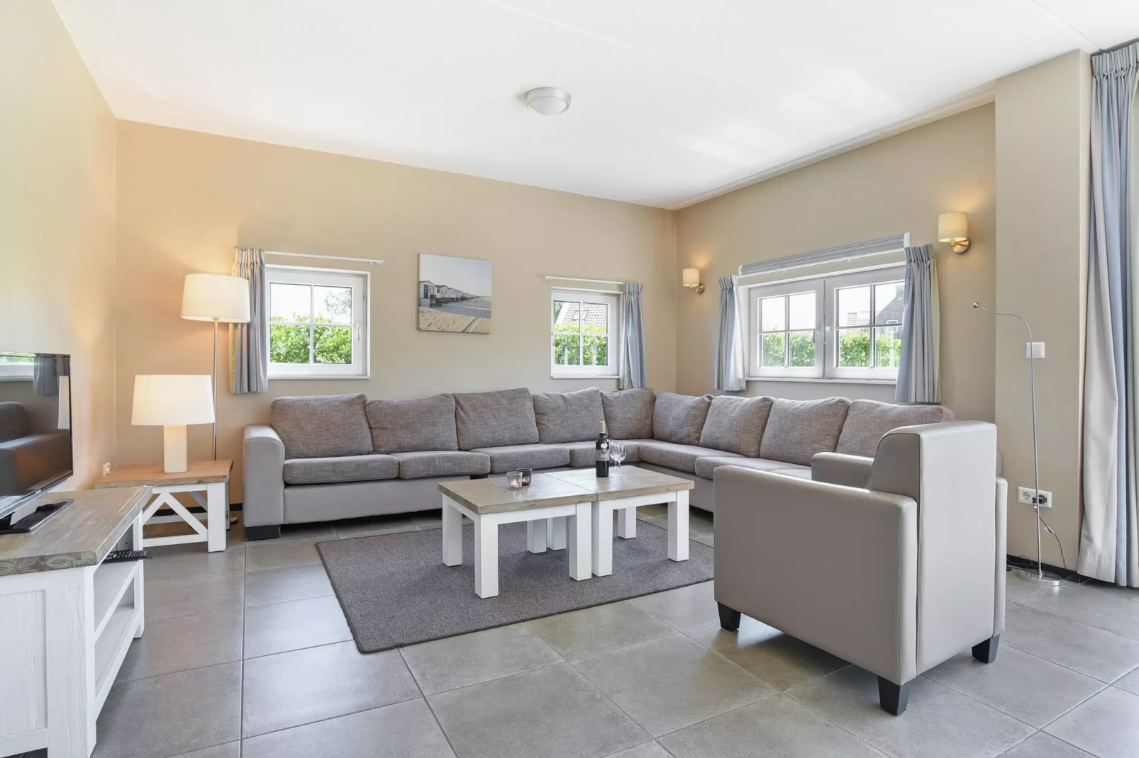 Strand Resort Nieuwvliet-Bad 4-Wohnzimmer