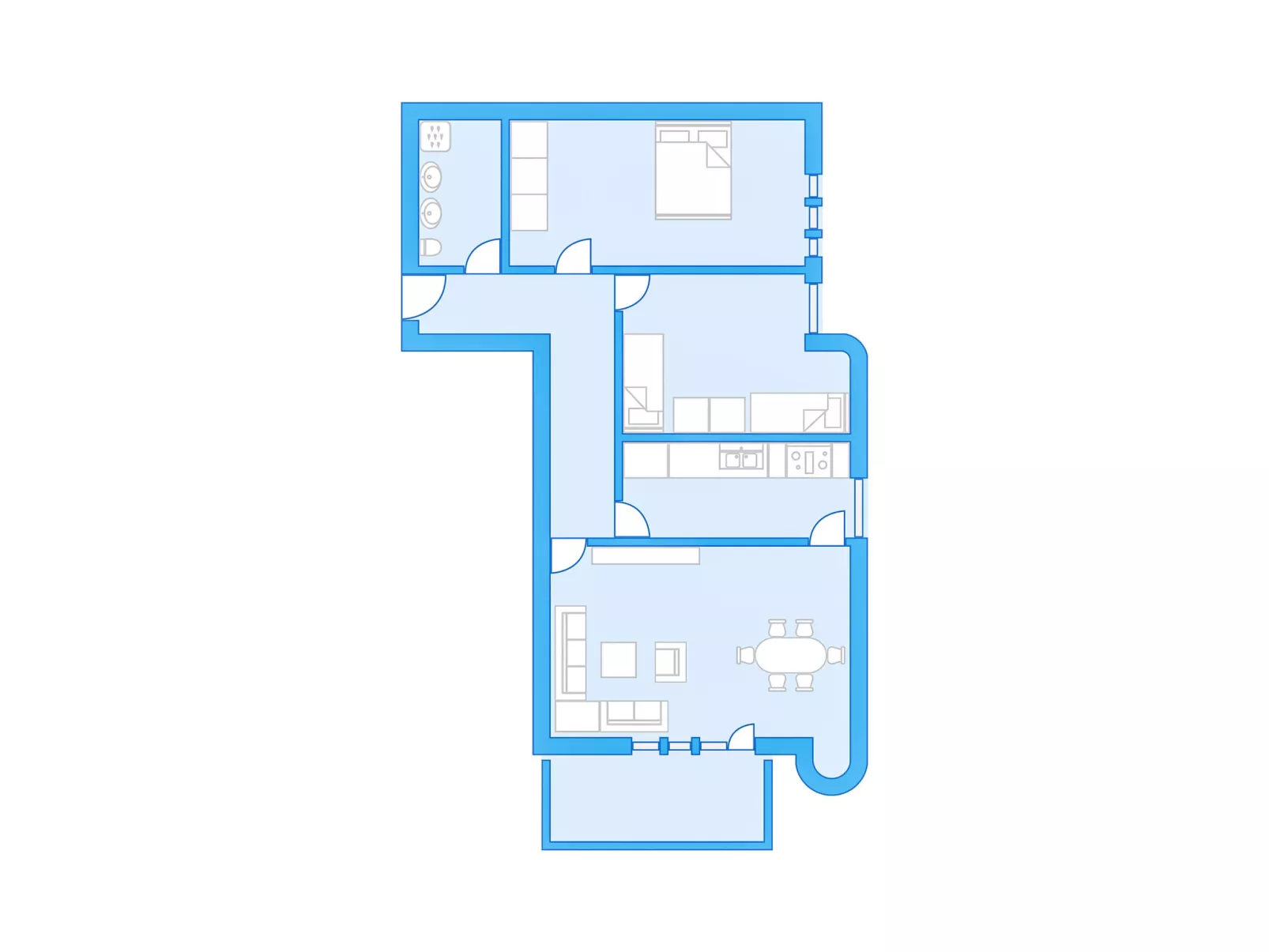 Allod Park Haus C 501 - Inside