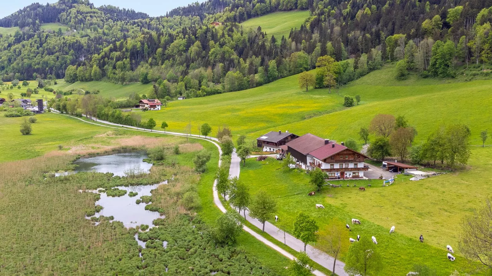 Marschbachhof-Areas summer 1km