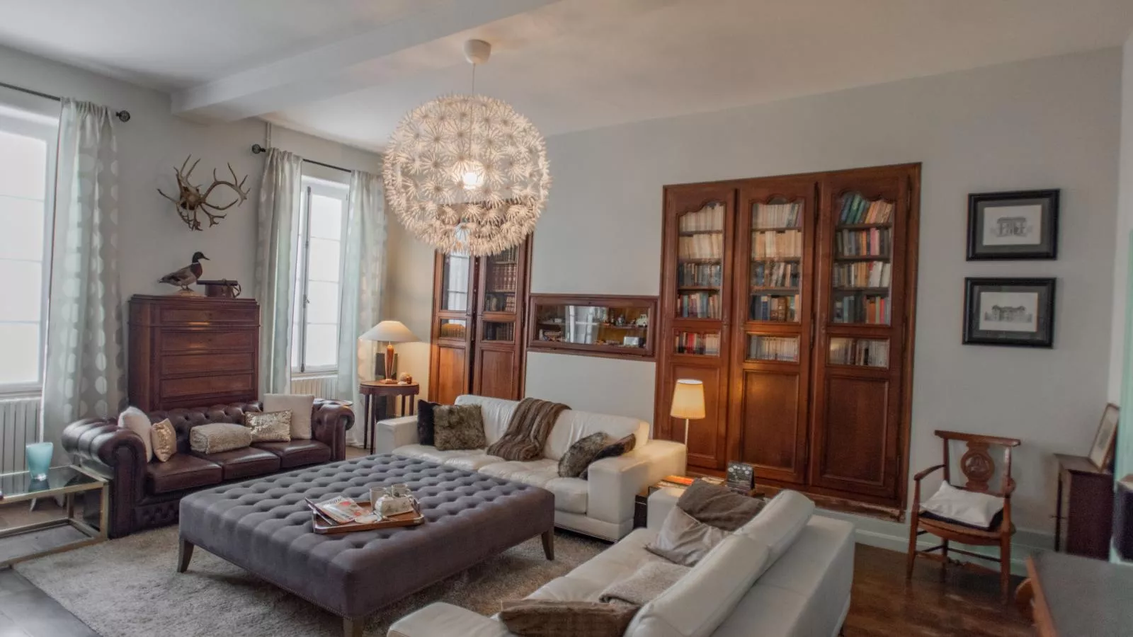 Gîte Côté Rivière-Living room