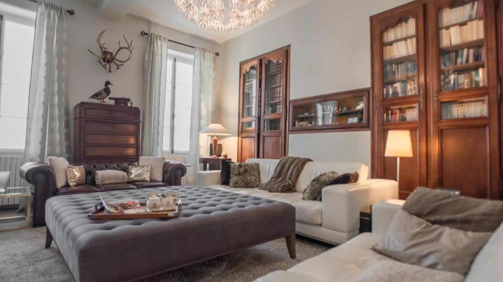 Gîte Côté Rivière-Living room