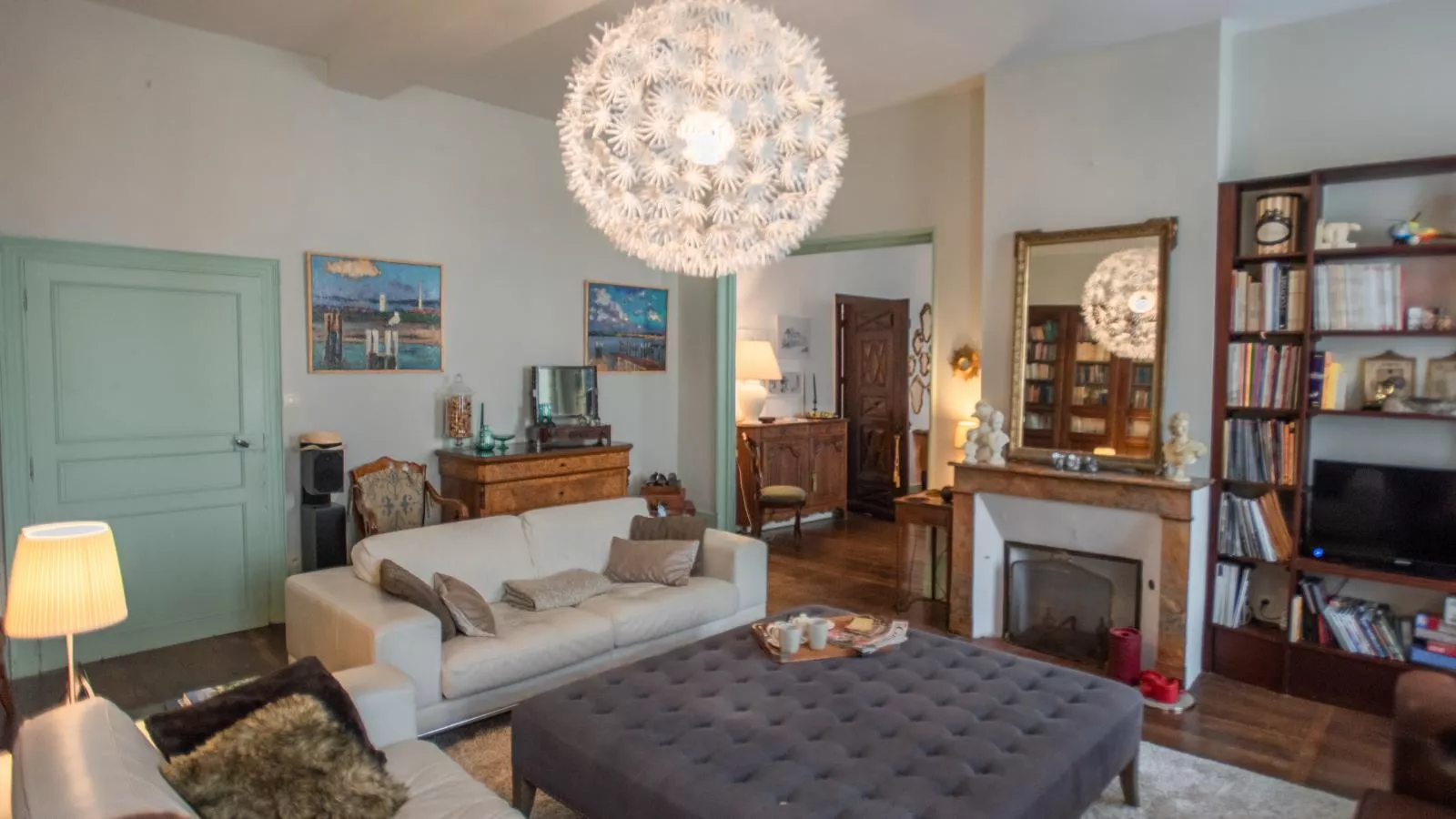 Gîte Côté Rivière-Living room