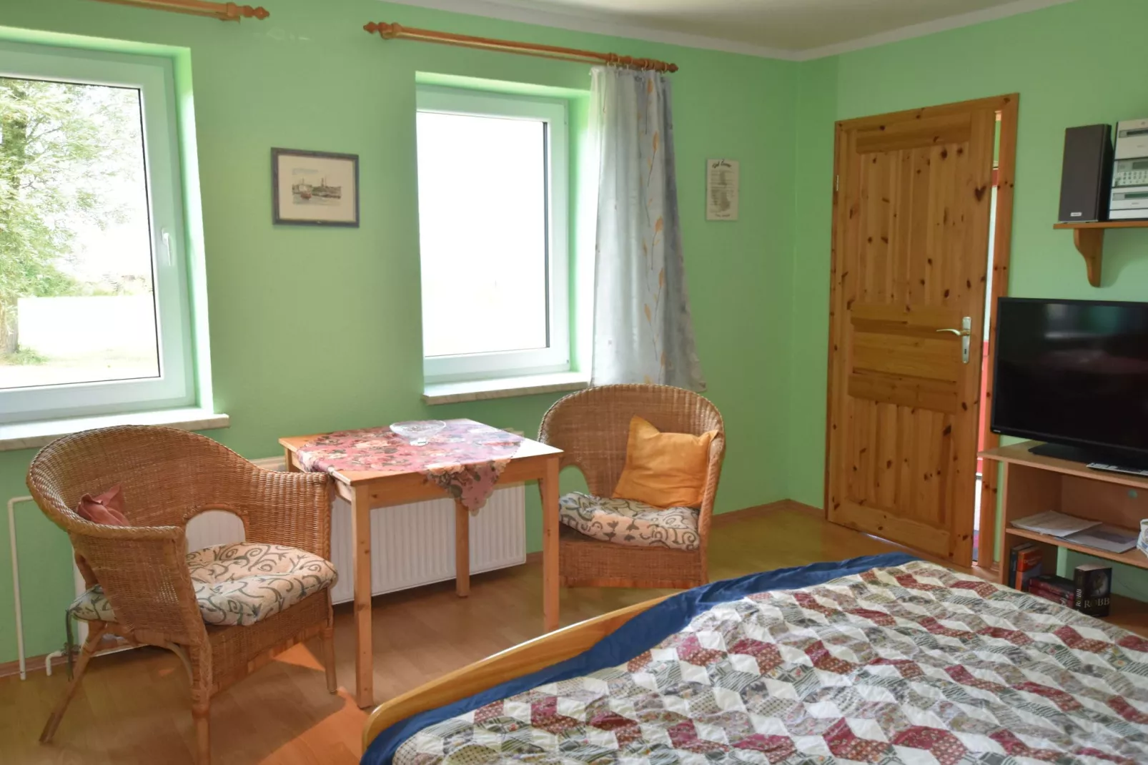 Ferienwohnung mit Leuchtturmblick-Living room