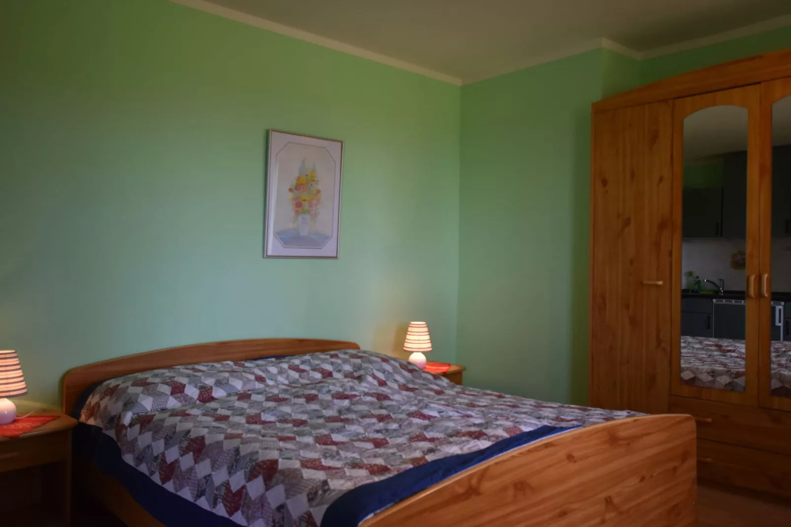 Ferienwohnung mit Leuchtturmblick-Bedroom