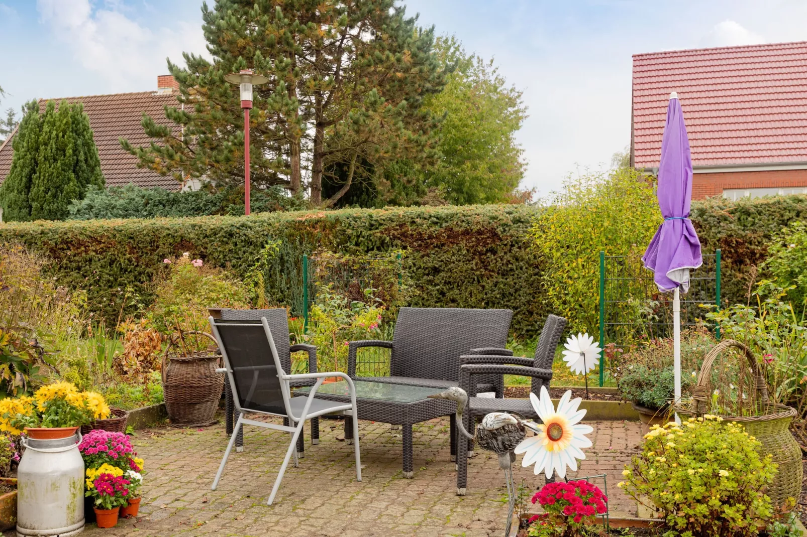 Ferienwohnung im Birkenweg-Terrassenbalkon