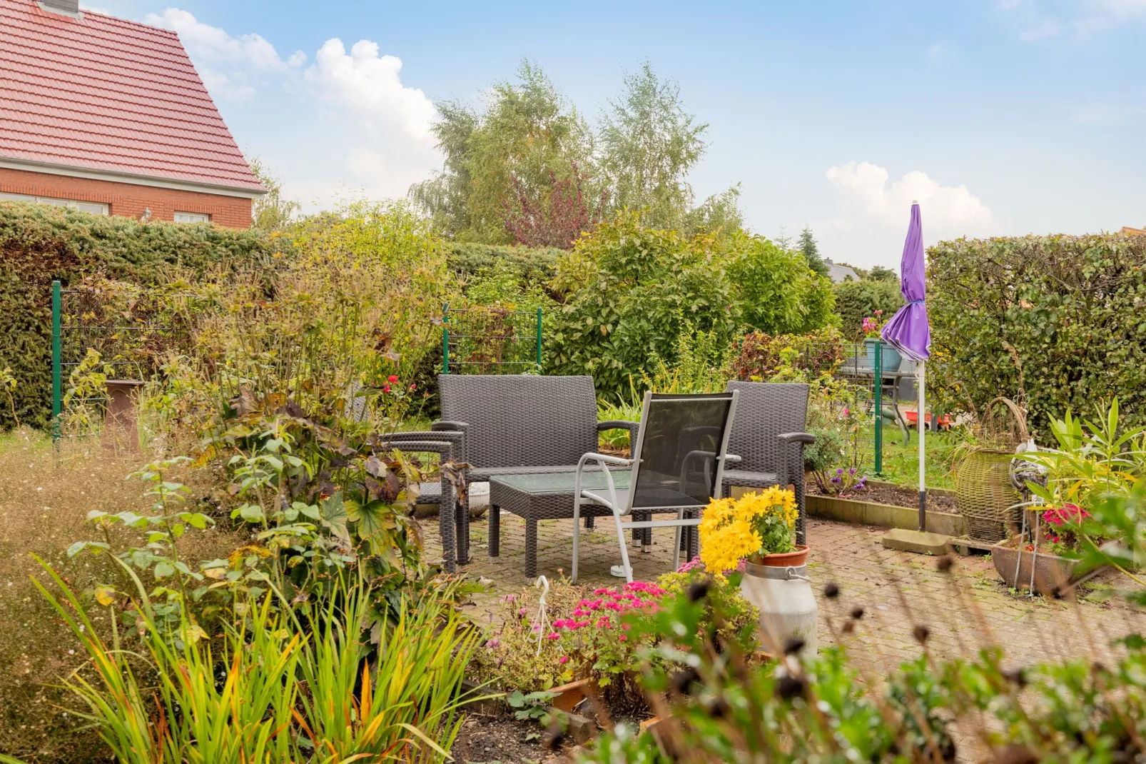 Ferienwohnung im Birkenweg-Terrassenbalkon
